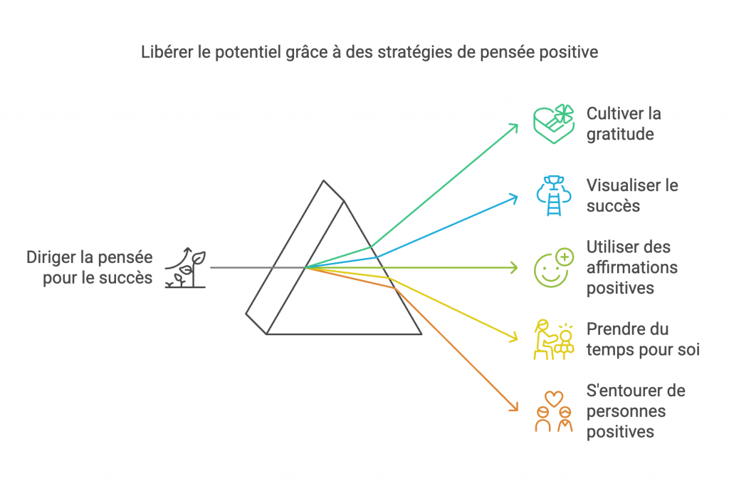 Présentation des stratégies pour développer la puissance de la pensée positive