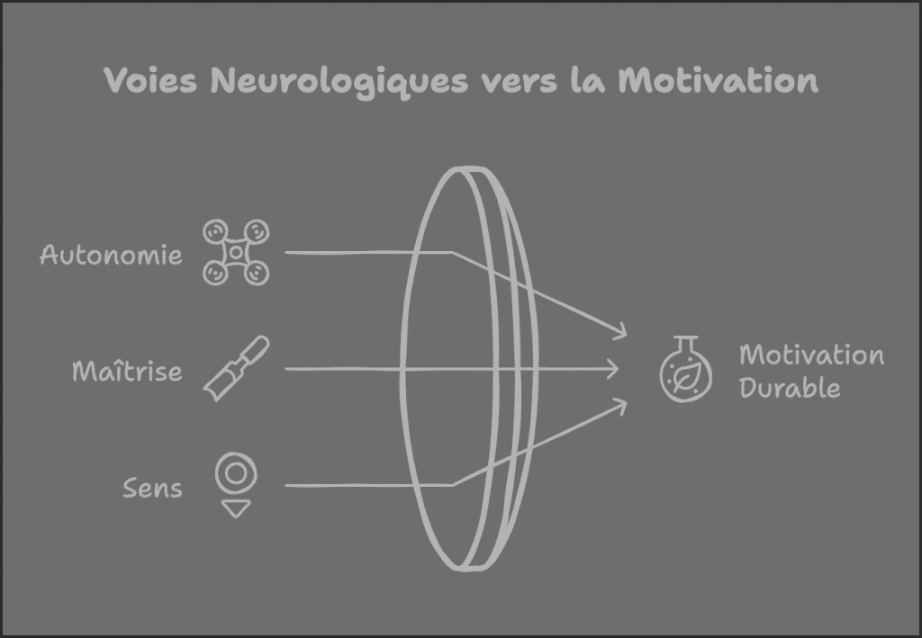 Voies neurologiques vers la motivation
