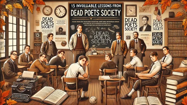15 Leçons inestimables avec "Le cercle des poètes disparus"