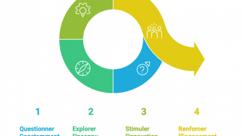 Graphique présentant le cylce de la curiosité professionnelle